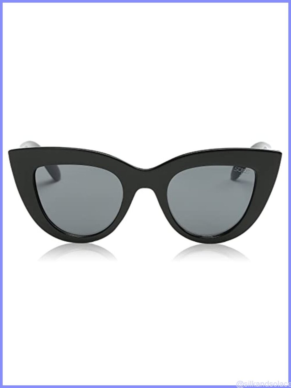 Retro Small Vintage Cat Eye Sunglasses UV400 Full Rim Polycarbonate